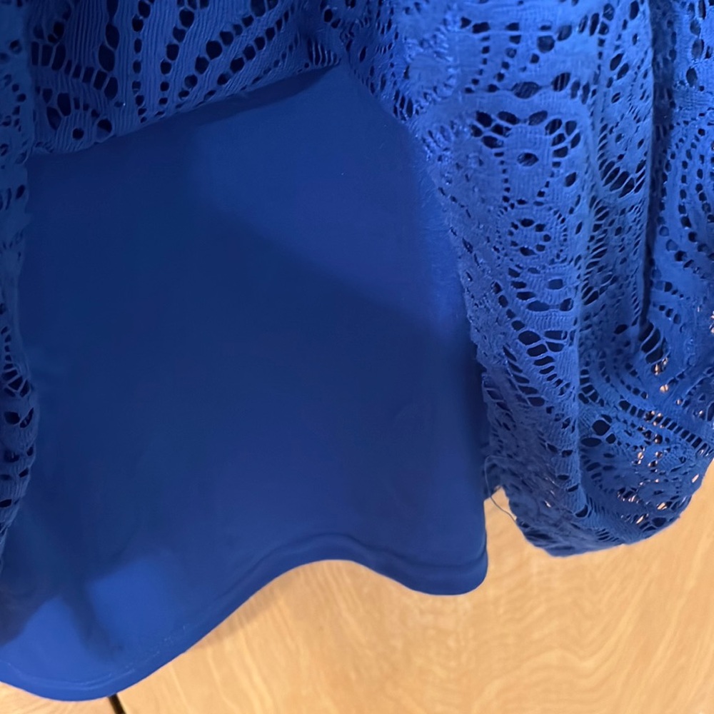 Jessica Howard Blue Lace Dress - Picture 4 of 7